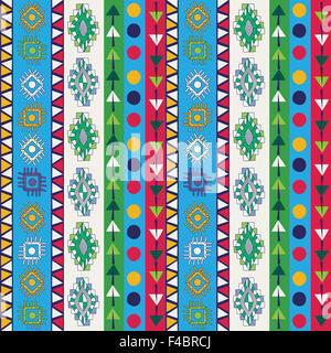 Nahtlose Tribal Ethno Stockfoto