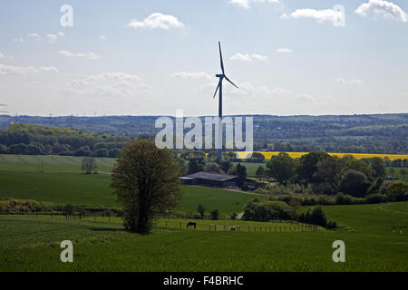 Landschaft in niedrig-Dorf, Witten, Deutschland Stockfoto