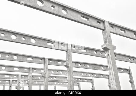 konkrete Hallenbau Stockfoto