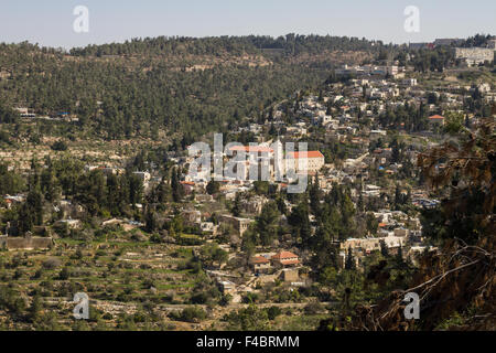 Blick auf das Wahrzeichen von Jerusalem. Stockfoto