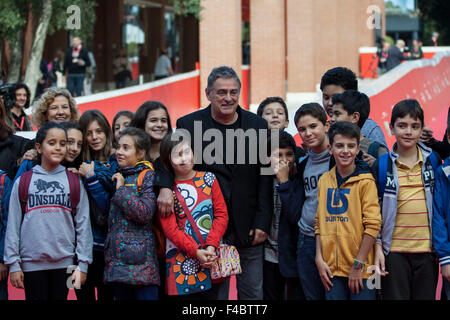 Rom, Italien. 16. Oktober 2015. Pascal Plisson auf roten Teppich für den Film Le Grand Jour beim Rome Film Fest. ,, Roma, Italien, Venerdì, 16.10.15 Kredit: Stephen Bisgrove/Alamy Live-Nachrichten Stockfoto