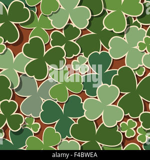 Grüner Hintergrund für St. Patricks Day Stockfoto