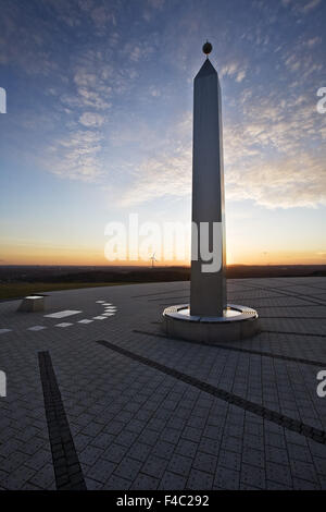 Horizont Sonnenuhr, Halde, Herten, Deutschland Stockfoto