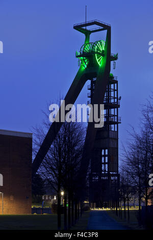 Fördergerüst Zeche Recklinghausen II, Deutschland Stockfoto