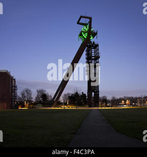 Fördergerüst Zeche Recklinghausen II, Deutschland Stockfoto