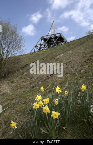 Spurwerkturm, Zeche Waltrop, Deutschland Stockfoto