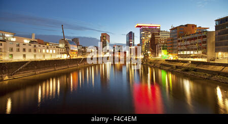 Medienhafen, Düsseldorf, Deutschland Stockfoto