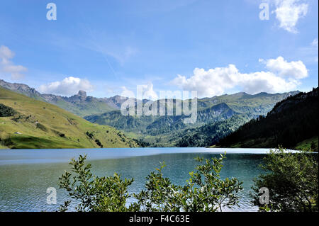 Barrier Lake Cormet de Roselend, Route des Grandes Alpes, Französische Alpen, Frankreich Stockfoto