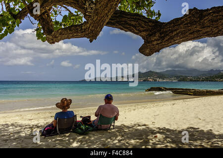 Grand Anse Beach Grenada West Indies Stockfoto