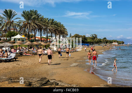 Strand von Agia Marina, Chania Kreta. Stockfoto