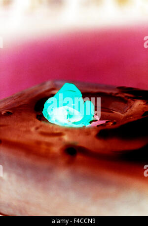 Stieg auf Eiswürfel Stockfoto