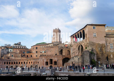 Trajans Markt, Teil des Trajan Forum in Rom, Italien Stockfoto