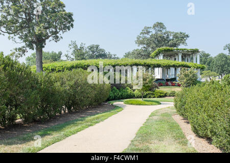 Der alte Rosengarten in der Nähe von Arlington House im Nationalfriedhof Arlington, VA Stockfoto