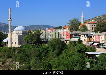 Die Koski Mehmed Pasa Moschee (1617) in Mostar, Bosnien-Herzegovina Stockfoto