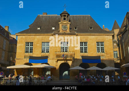 Sarlat, Dordogne, Place De La Liberte, Perigord Noir, Dordogne-Tal, Sarlat la Caneda, Frankreich, Europa Stockfoto