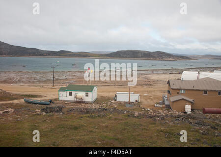 Kanada, Nunavut, Qikiqtaaluk Region, Cape Dorset. "Hauptstadt des Inuitkunst" Cape Dorset Museum. (Großformatige Größen erhältlich) Stockfoto