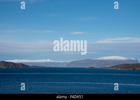 Kekerten Insel, Nunavut, Kanada und Qikiqtaaluk Region abseits der Küste von Baffin Island. Kekerten historischen Park, Pennys Hafen. (Großformatige Größen erhältlich) Stockfoto