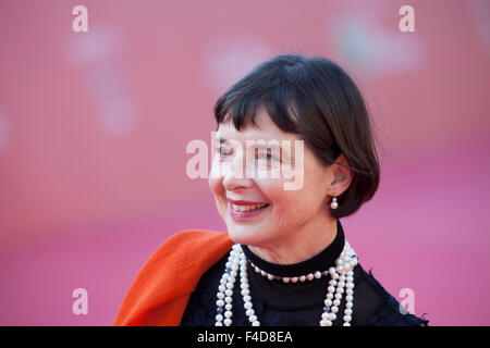 Rom, Italien. 16. Oktober 2015. Isabella Rossellini auf dem roten Teppich bei der 10. Filmfestival in Rom Stockfoto