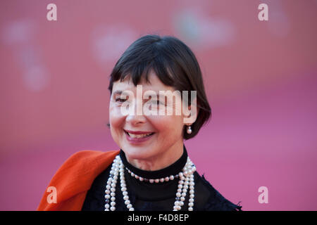 Rom, Italien. 16. Oktober 2015. Isabella Rossellini auf dem roten Teppich bei der 10. Filmfestival in Rom Stockfoto