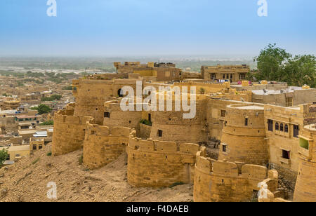 Jaisalmer Stadtansicht von Jaisalmer Fort, Rajasthan, Indien Stockfoto