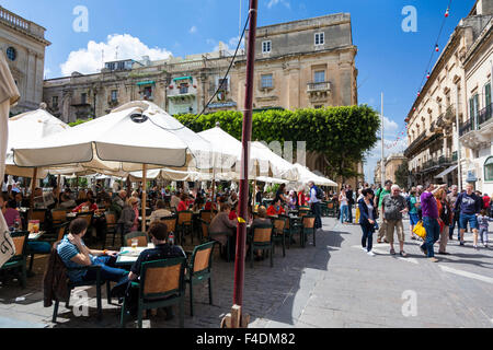 Valletta, die Hauptstadt von Malta und als UNESCO Weltkulturerbe gelistet. Europa, Südeuropa, Malta. Stockfoto