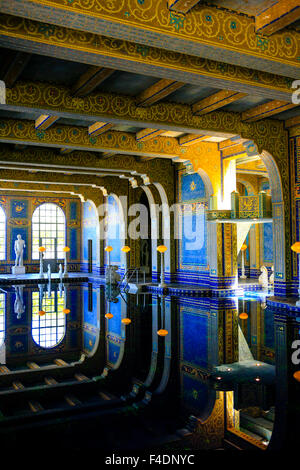 Die gefliesten Roman indoor Pool im Hearst Castle. Stil auf den Caracalla im antiken Rom C: 211-217 Stockfoto