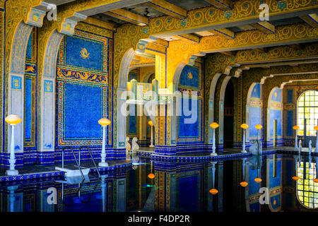 Die gefliesten Roman indoor Pool im Hearst Castle. Stil auf den Caracalla im antiken Rom C: 211-217 Stockfoto