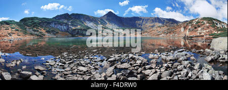 Der Fish Lake. Sieben Rila Seen. Stockfoto