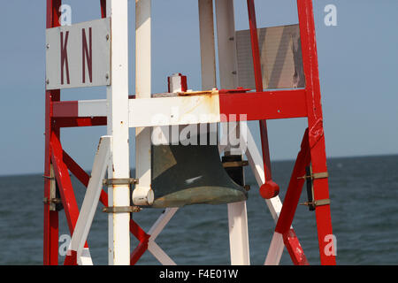 Die Fahrrinne Boje aus der Werft in Little River, N.S. Stockfoto