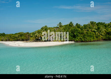 Belize, Toledo, die Cayes. Westen Schlange Caye liegt in Belize Coastal Zone (großformatige Größen erhältlich). Stockfoto