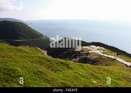Die Skyline Trail in Cape Breton, Nova Scotia. Stockfoto