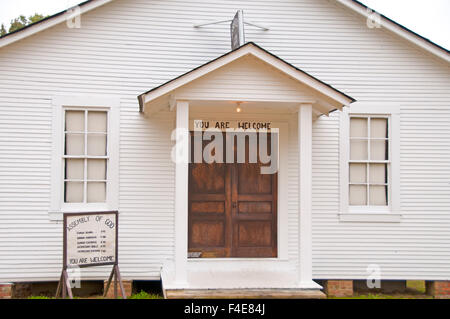 Elvis Presley Memorial Chapel an seinem Geburtshaus in Tupelo, Mississippi, Vereinigte Staaten Stockfoto