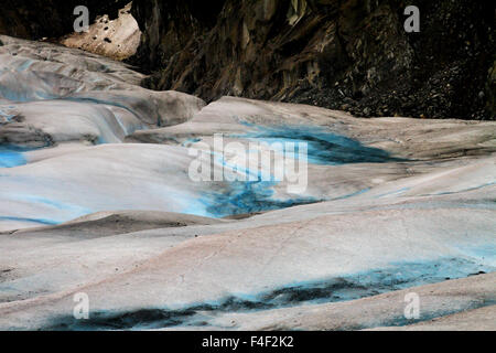 Mendenhall Gletscher wandern Sie in der Tongass National Forest, Alaska Stockfoto