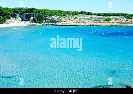 Plage du Verdon ist eine ziemlich große Sandstrand in Martigues, Frankreich Stockfoto