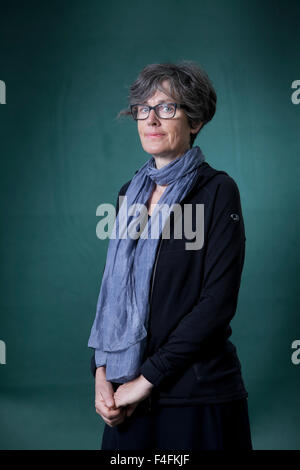 Kathleen Winter, der Englisch-kanadischen Schriftsteller, an das Edinburgh International Book Festival 2015. Edinburgh, Schottland. 24. August 2015 Stockfoto