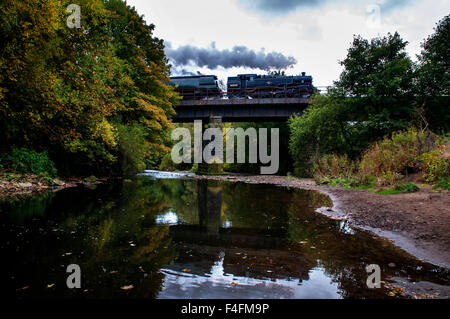 East Lancashire Railway, Herbst Steam Gala. Bild von Paul Heyes, Samstag, 17. Oktober 2015. Stockfoto