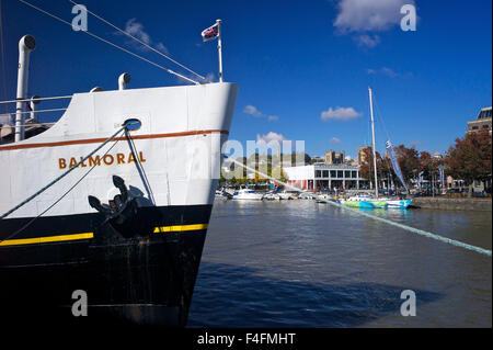 MV Balmoral bindet im Hafen von Bristol UK Stockfoto