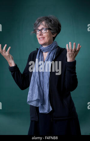 Kathleen Winter, der Englisch-kanadischen Schriftsteller, an das Edinburgh International Book Festival 2015. Edinburgh, Schottland. 24. August 2015 Stockfoto