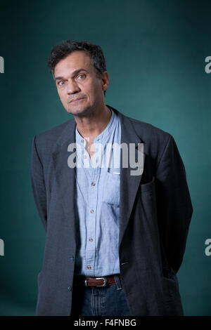 Michael Hofmann ist ein deutschstämmiger Dichter und Essayist, an das Edinburgh International Book Festival 2015.  Edinburgh, Schottland. 24. August 2015 Stockfoto