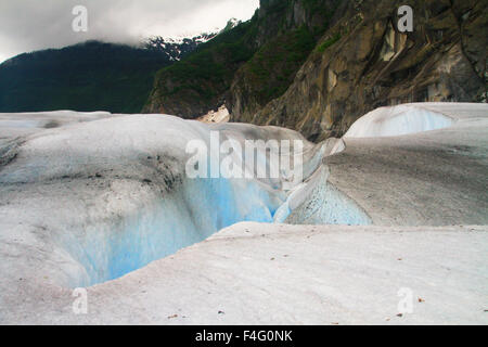 Mendenhall Gletscher wandern Sie in der Tongass National Forest, Alaska Stockfoto