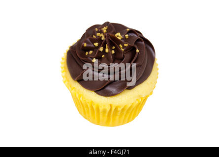 Cupcake Teig isoliert auf weißem Hintergrund. Stockfoto