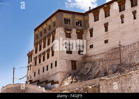 Indien, Jammu & Kashmir, Ladakh, Stakna Gompa "Tiger Nase" Hügel Drugpa buddhistisches Kloster Stockfoto