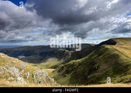 Sommer, Riggindale-Tal in der Nähe von Haweswater Stausee, Lake District National Park, Cumbria, England, UK Stockfoto