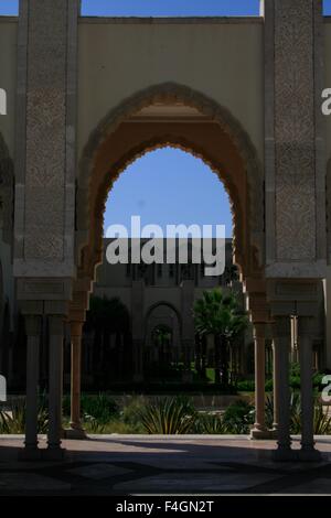 Die Moschee Hassan II oder Grande Mosquée Hassan II in Casablanca, Marokko Stockfoto