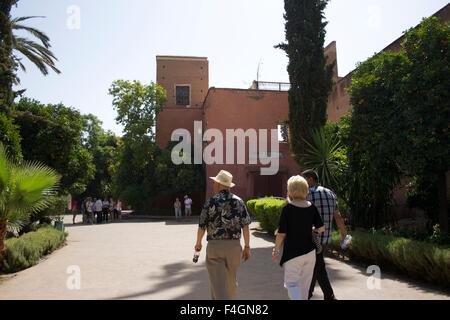 Bahia-Palast in Medina von Marrakesch, Marokko Stockfoto