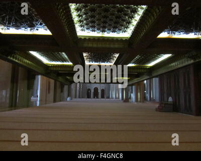 Die Moschee Hassan II oder Grande Mosquée Hassan II in Casablanca, Marokko Stockfoto