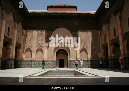 Bin Youssef Madrasa in Marrakesch, Marokko Stockfoto