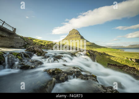 Schöne Berg Kirkjufell in Island Stockfoto