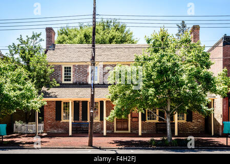 Weisser Schwan Taverne, 231 High Street, Chestertown, Maryland Stockfoto
