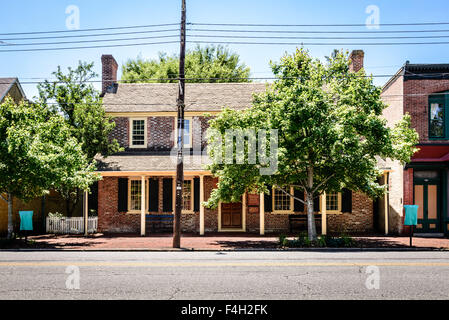 Weisser Schwan Taverne, 231 High Street, Chestertown, Maryland Stockfoto